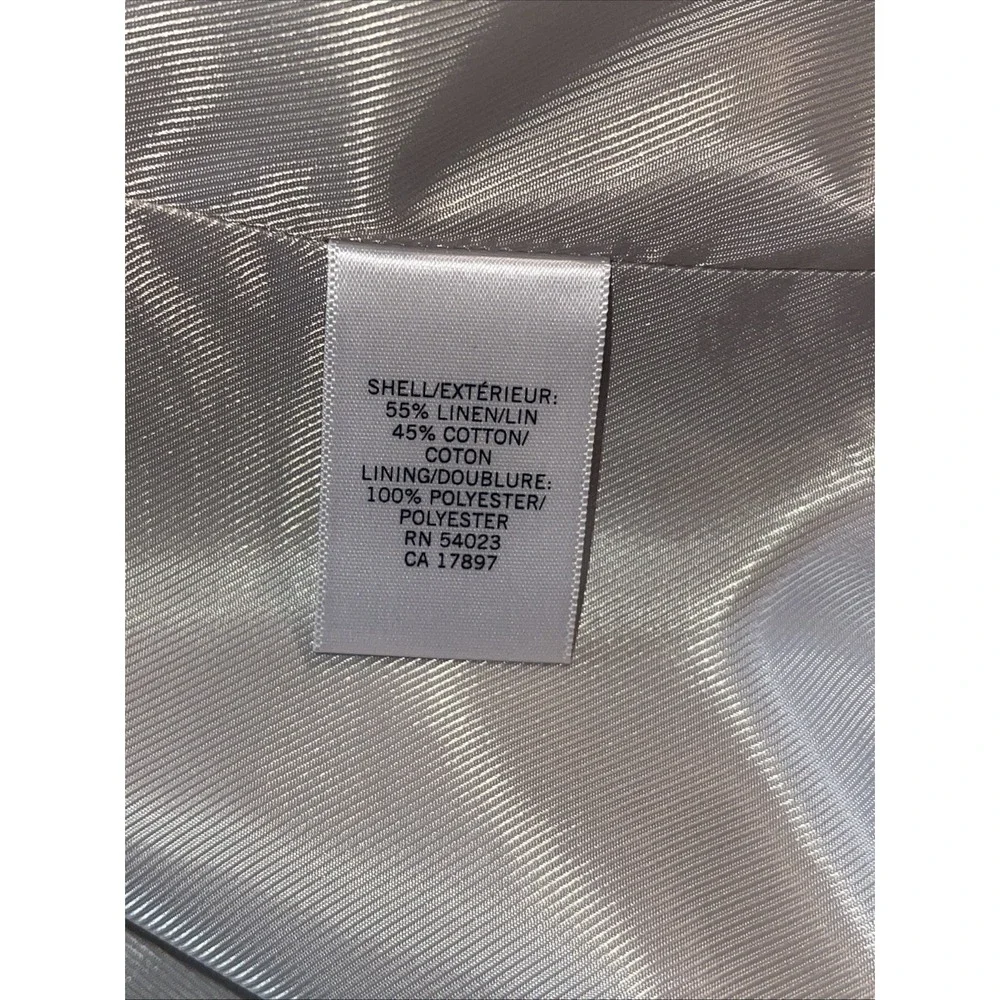 Banana Republic Linen Blend Blazer Men‎ 42 Beige Business Wedding Golf Resort